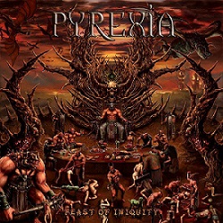 PYREXIA - Feast of Iniquity cover 
