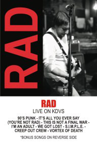 RAD - Live On KDVS cover 