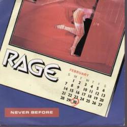 RAGE - Never Before cover 