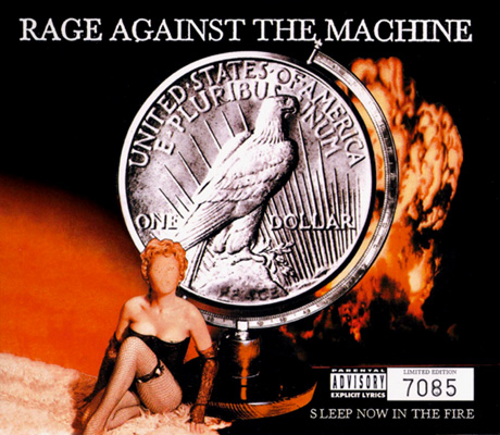 RAGE AGAINST THE MACHINE - Sleep Now in the Fire EP cover 