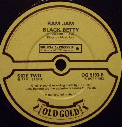 toksicitet favorit analysere RAM JAM Race With The Devil / Black Betty reviews