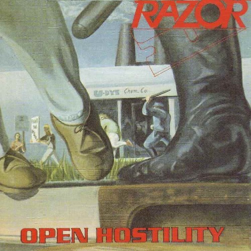 RAZOR - Open Hostility cover 