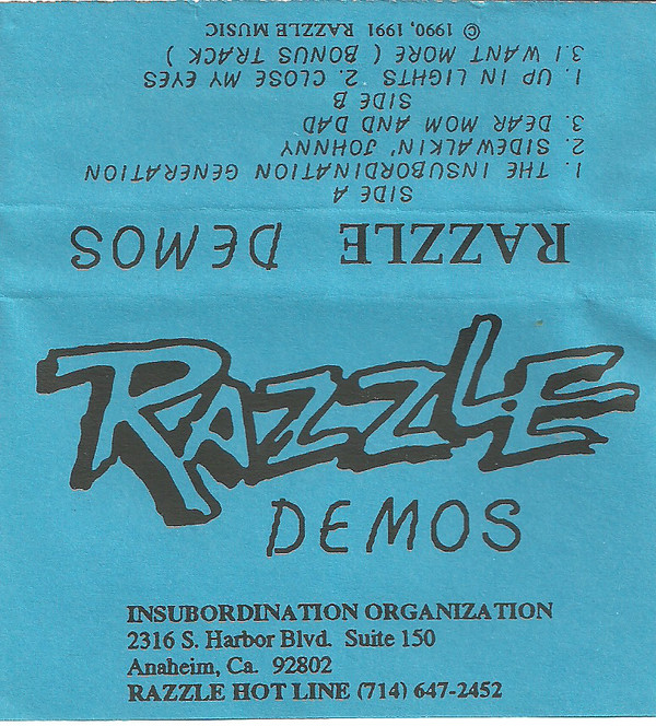 RAZZLE - Demos cover 