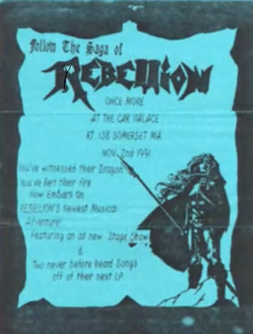 REBELLION - Unreleased Recording Sessions (1991 - 1993) cover 