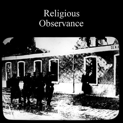 RELIGIOUS OBSERVANCE - Religious Observance cover 