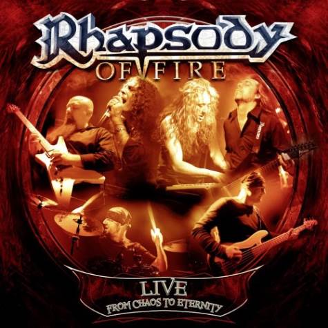 RHAPSODY OF FIRE - Live - From Chaos To Eternity cover 
