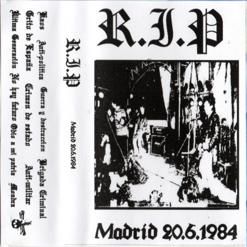 R.I.P. - Madrid 20.6.1984 cover 