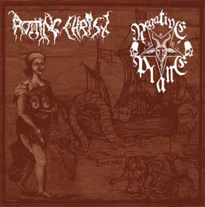 ROTTING CHRIST - Rotting Christ / Negative Plane cover 