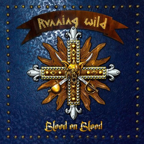 RUNNING WILD - Blood on Blood cover 