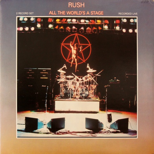 RUSH - All the World's a Stage cover 