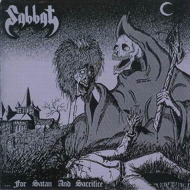 SABBAT - For Satan and Sacrifice cover 