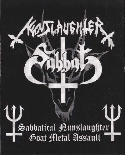 SABBAT - Sabbatical Nunslaughter Goat Metal Assault cover 