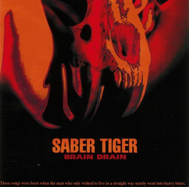 SABER TIGER - Brain Drain cover 