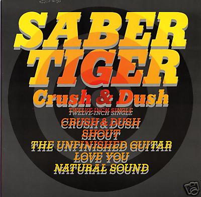 SABER TIGER - Crush & Dush cover 