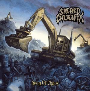 SACRED CRUCIFIX - Aeon of Chaos cover 