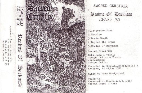 SACRED CRUCIFIX - Realms of Darkness cover 