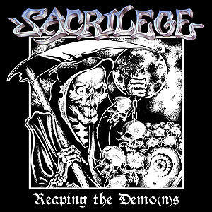 SACRILEGE - Reaping the Demo(n)s cover 