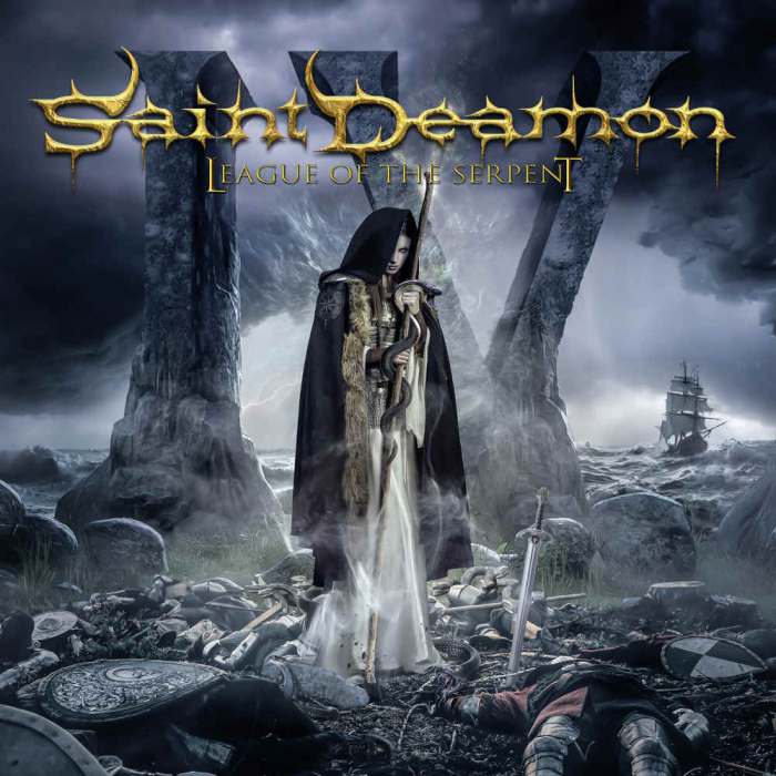 SAINT DEAMON - League of the Serpent cover 