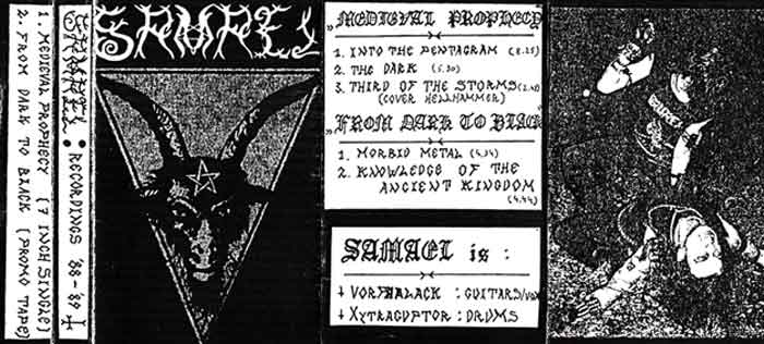 SAMAEL - Recordings '88 - '89 cover 