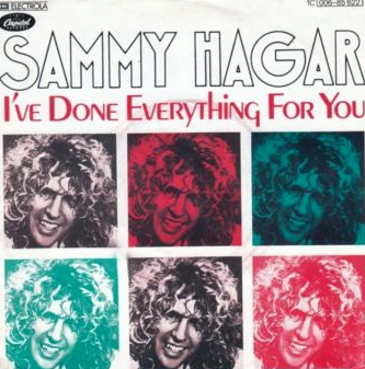 SAMMY HAGAR - I've Done Everything For You cover 