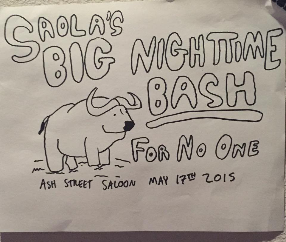 SAOLA - Saola's Big Nighttime Bash For No One cover 