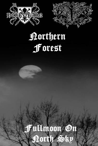 SATANIC FOREST - Fullmoon on North Sky cover 