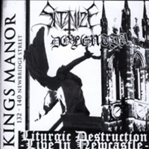 SATANIZE - Liturgic Destruction - Live in Newcastle cover 