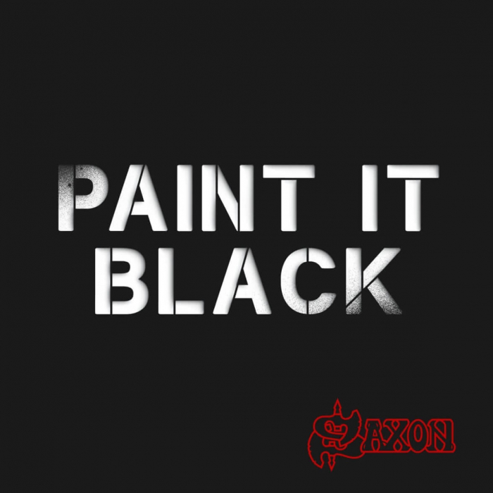 SAXON - Paint It Black cover 