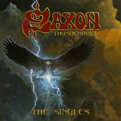 SAXON - Thunderbolt: The Singles cover 