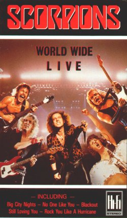 SCORPIONS - World Wide Live cover 