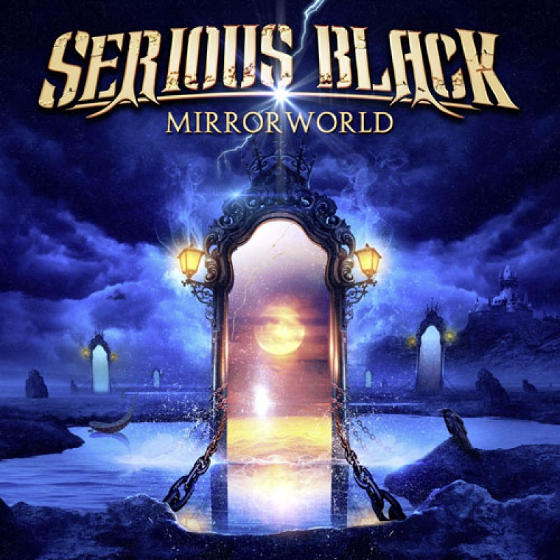 SERIOUS BLACK - Mirrorworld cover 