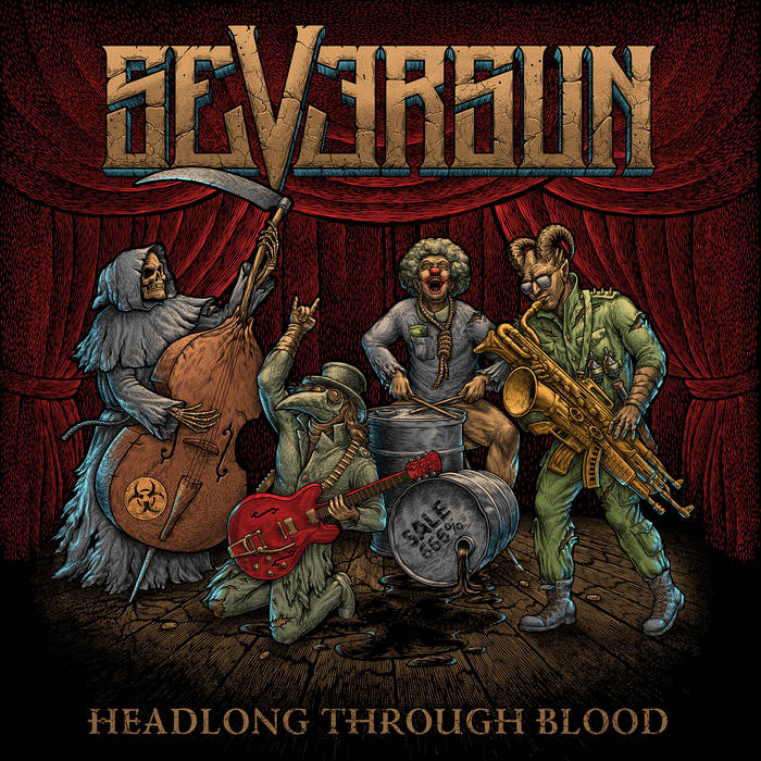 SEVERSUN - Headlong Through Blood cover 