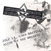 SHARK ISLAND - July 14, 1989 Bastille Day: Alive At The Whiskey cover 