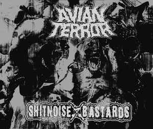 SHITNOISE BASTARDS - Avian Terror​/​Shitnoise Bastards split cassette cover 