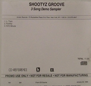 SHOOTYZ GROOVE - 3 Song Demo Sampler cover 