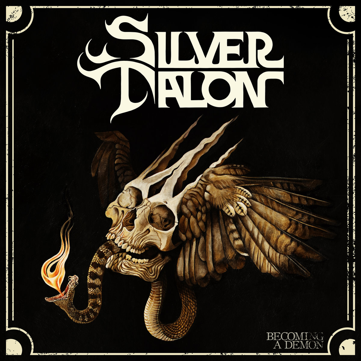 SILVER TALON - Becoming a Demon cover 