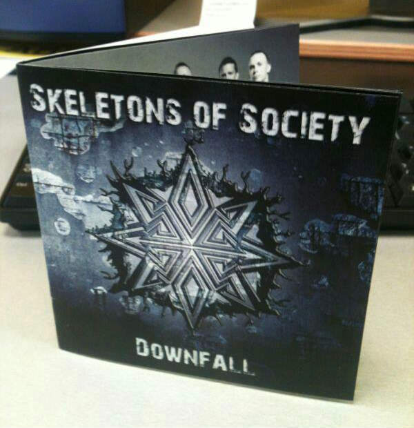 SKELETONS OF SOCIETY - Downfall cover 