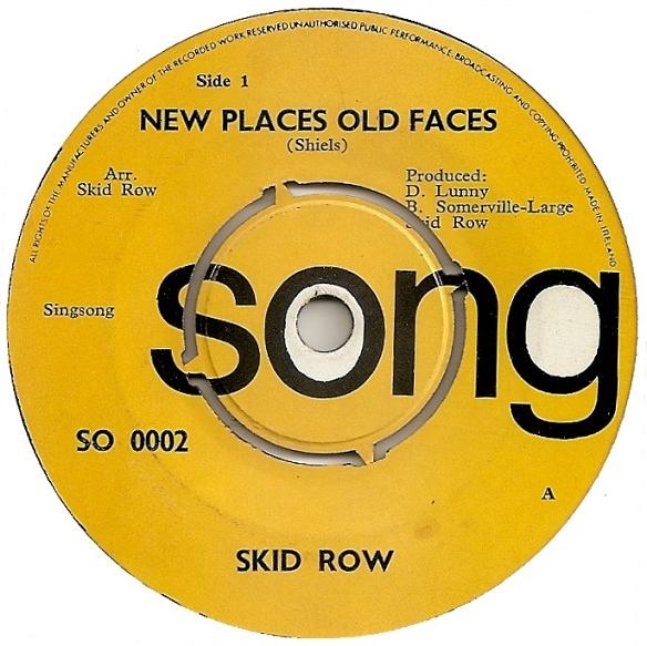 SKID ROW - New Places Old Faces cover 