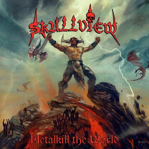 SKULLVIEW - Metalkill the World cover 
