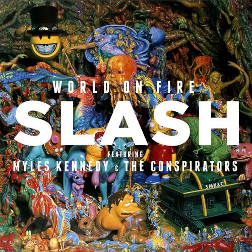 SLASH - World on Fire cover 