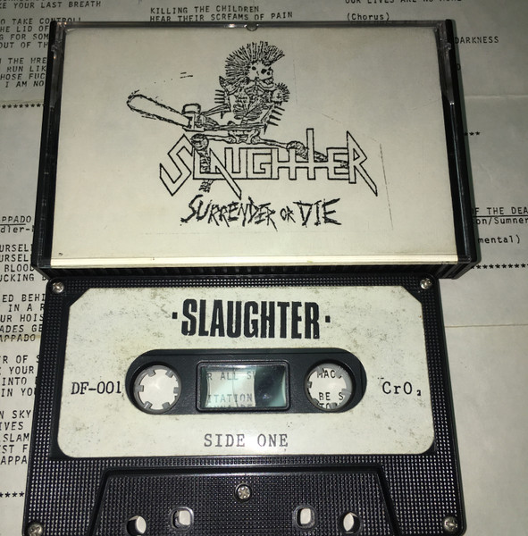 SLAUGHTER - Surrender or Die cover 