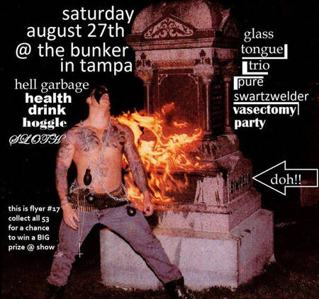 SLOTH - Show Flyer #17 cover 