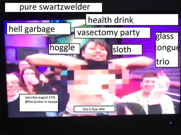 SLOTH - Show Flyer #34 cover 