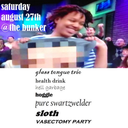 SLOTH - Show Flyer #4 cover 