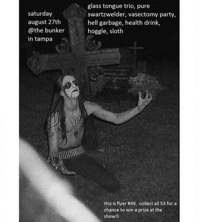 SLOTH - Show Flyer #49 cover 