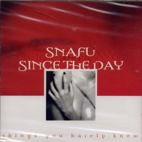 SNAFU - Things You Barely Know cover 