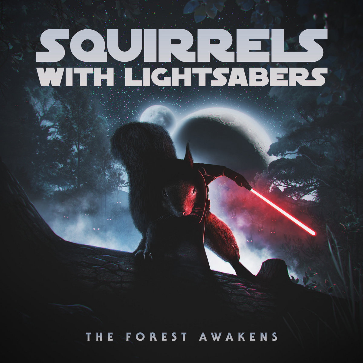 SQUIRRELS WITH LIGHTSABERS - The Forest Awakens cover 