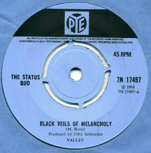 STATUS QUO - Black Veils Of Melancholy cover 