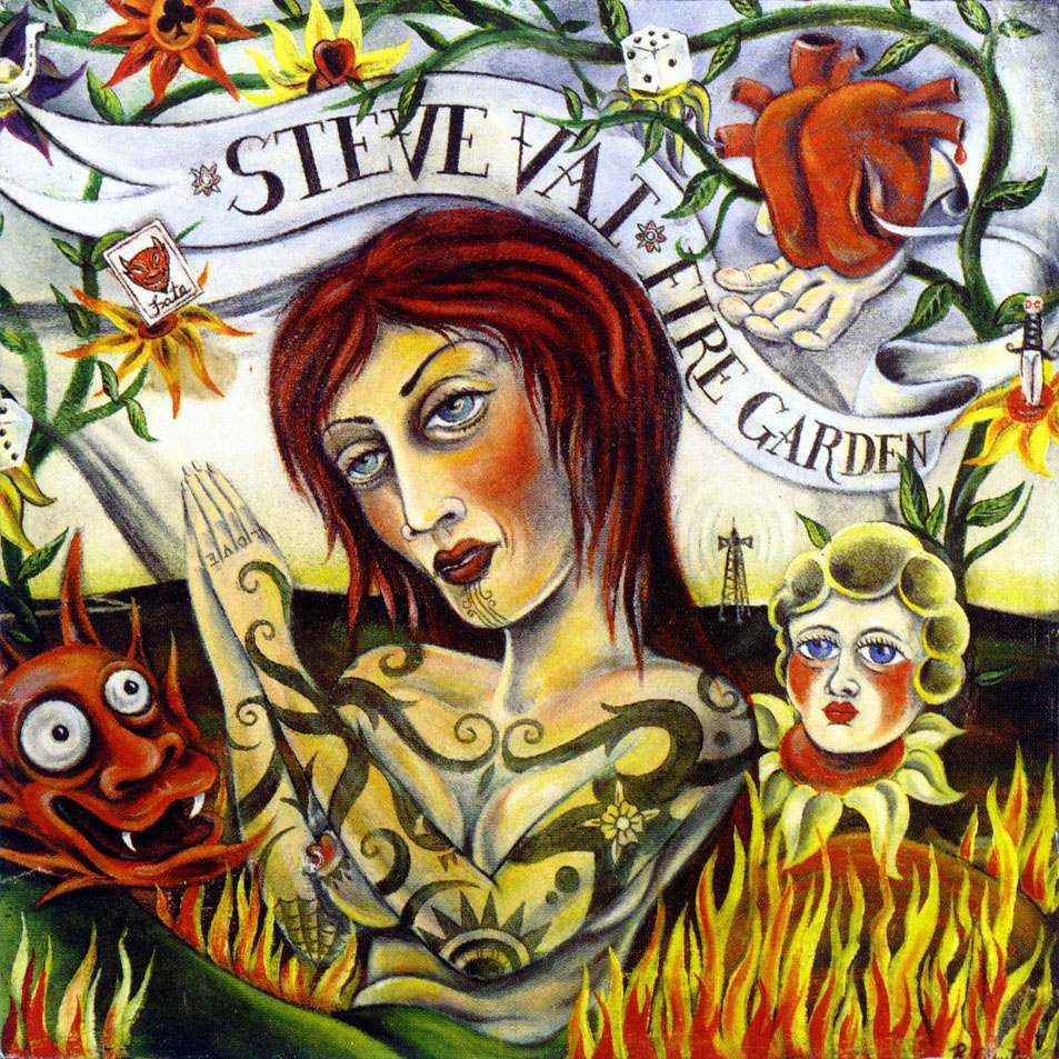 STEVE VAI - Fire Garden cover 