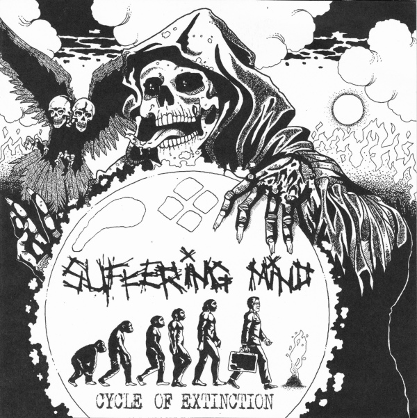 SUFFERING MIND - Too Late to Survive / Cycle of Extinction cover 